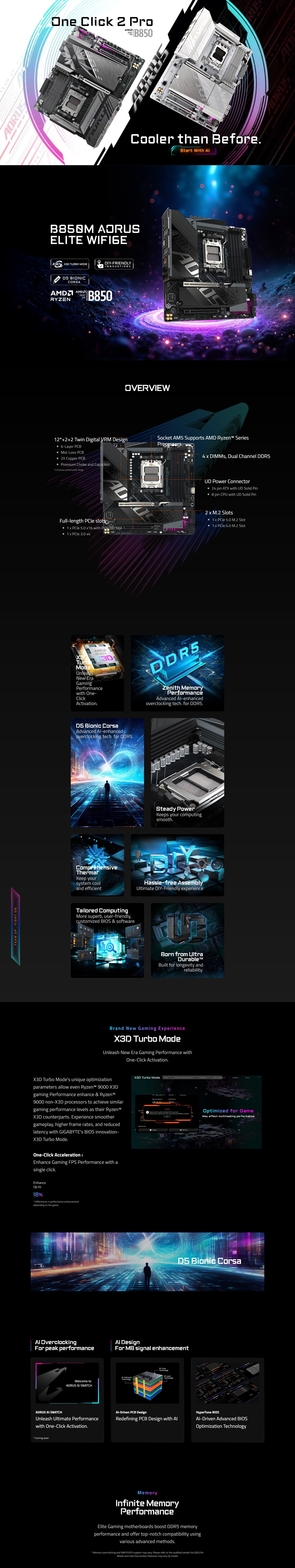 AMD-AM5-Gigabyte-B850M-Aorus-Elite-WIFI6E-AM5-mATX-Motherboard-B850M-AORUS-ELITE-WIFI6E-1