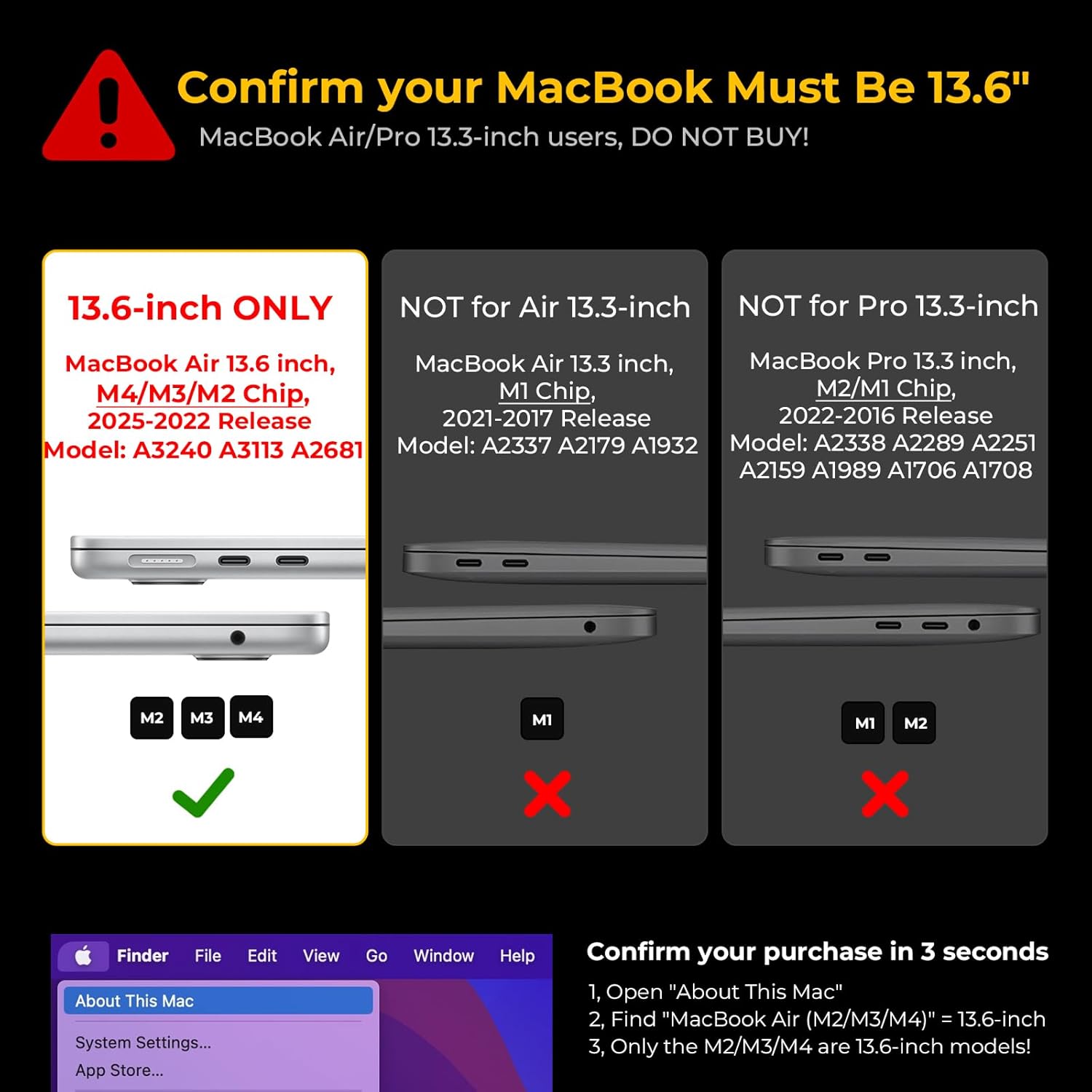 MacBook-Accessories-Case-Compatible-with-MacBook-Air-13-inch-M4-2025-2024-2023-2022-M3-M2-A3240-A3113-A2681-Crystal-Hard-Shell-Scratch-Resistant-Protective-Cover-white-11