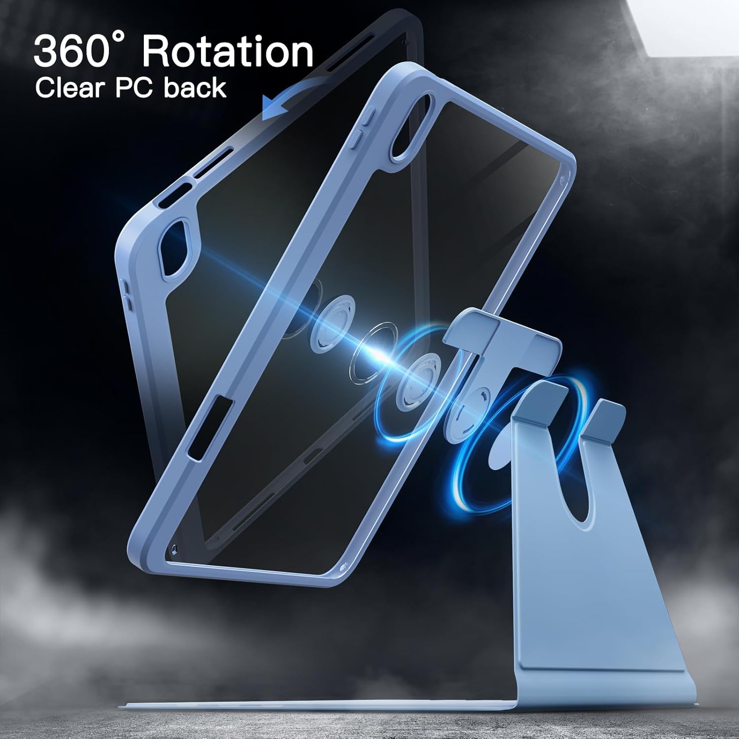 iPad-Accessories-JETech-Rotating-Case-for-iPad-A16-11th-10th-Generation-2025-2022-with-Pencil-Holder-360-Degree-Rotation-Protective-Stand-Cover-Clear-Back-blue-10