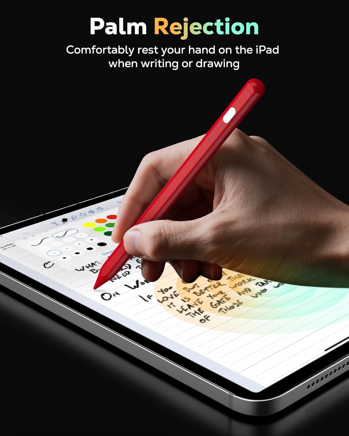 iPad-Accessories-Stylus-Pen-for-iPad-2018-2025-15Mins-Fast-Charge-for-Apple-Pencil-Palm-Rejection-Compatible-with-iPad-A16-10-9-8-7-6-iPad-Pro-12-9-11-13-M4-Red-15