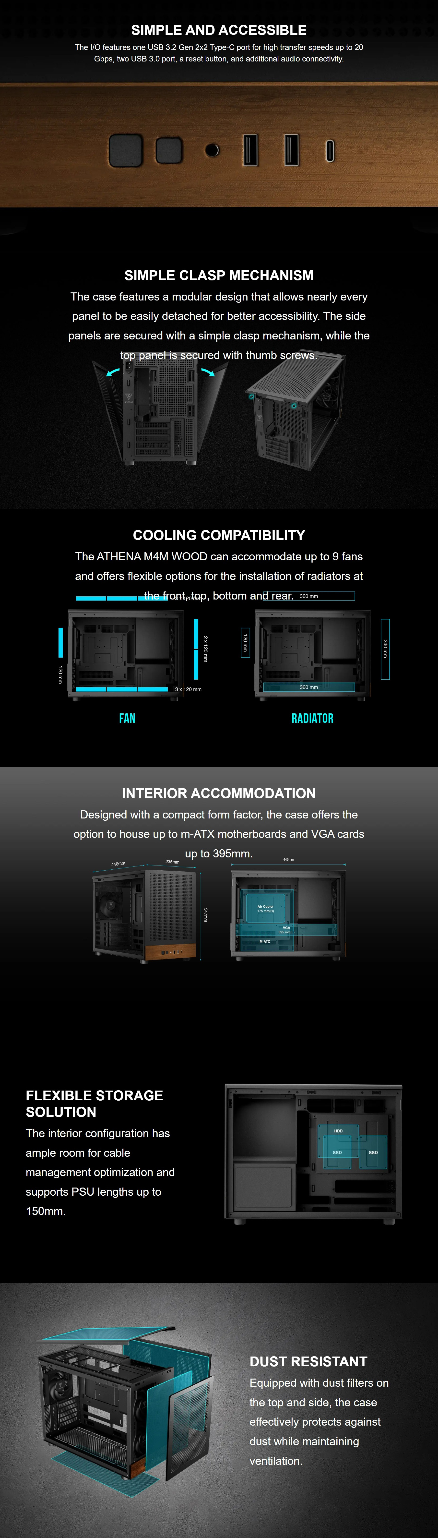 Cases-Gamdias-ATHENA-M4M-Wood-Tempered-Glass-mATX-Case-CASEGDAM4MWD-2