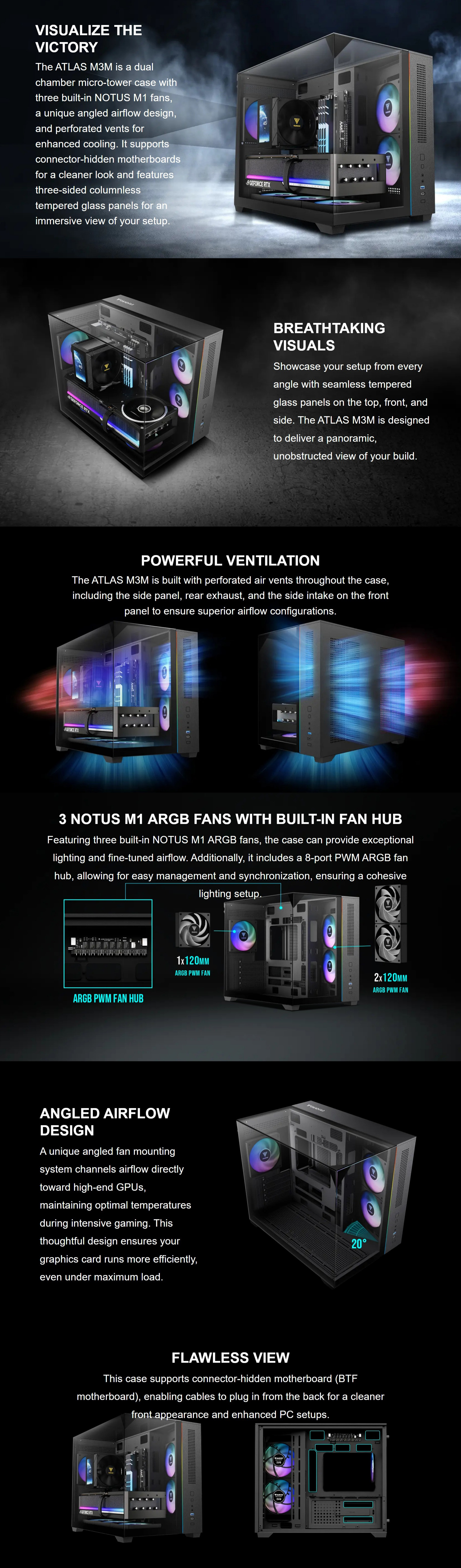 Cases-Gamdias-ATLAS-M3M-ARGB-Tempered-Glass-Micro-Tower-mATX-Case-Black-CASEGDATLM3M-1