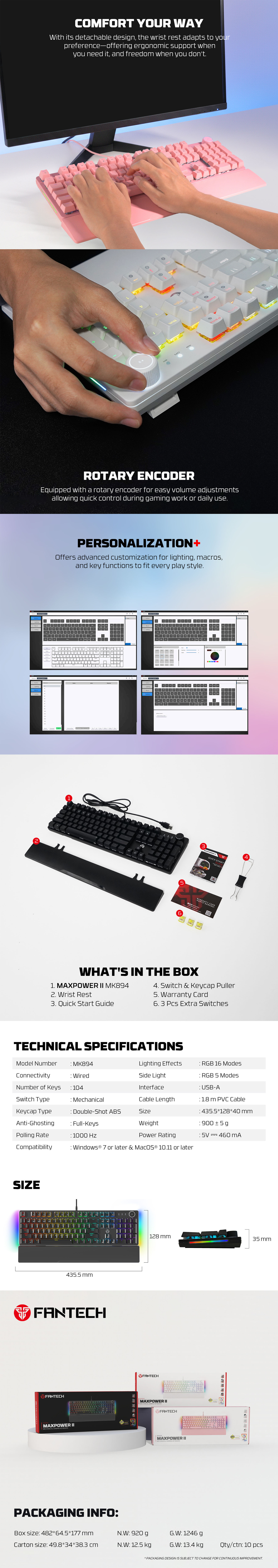 Keyboards-Fantech-MAXPOWER-II-Wired-Hot-Swap-RGB-Backlight-Mechanical-White-Keyboard-with-Wrist-Rest-White-Speed-Grey-Switch-KBFTMK894WHGY-3