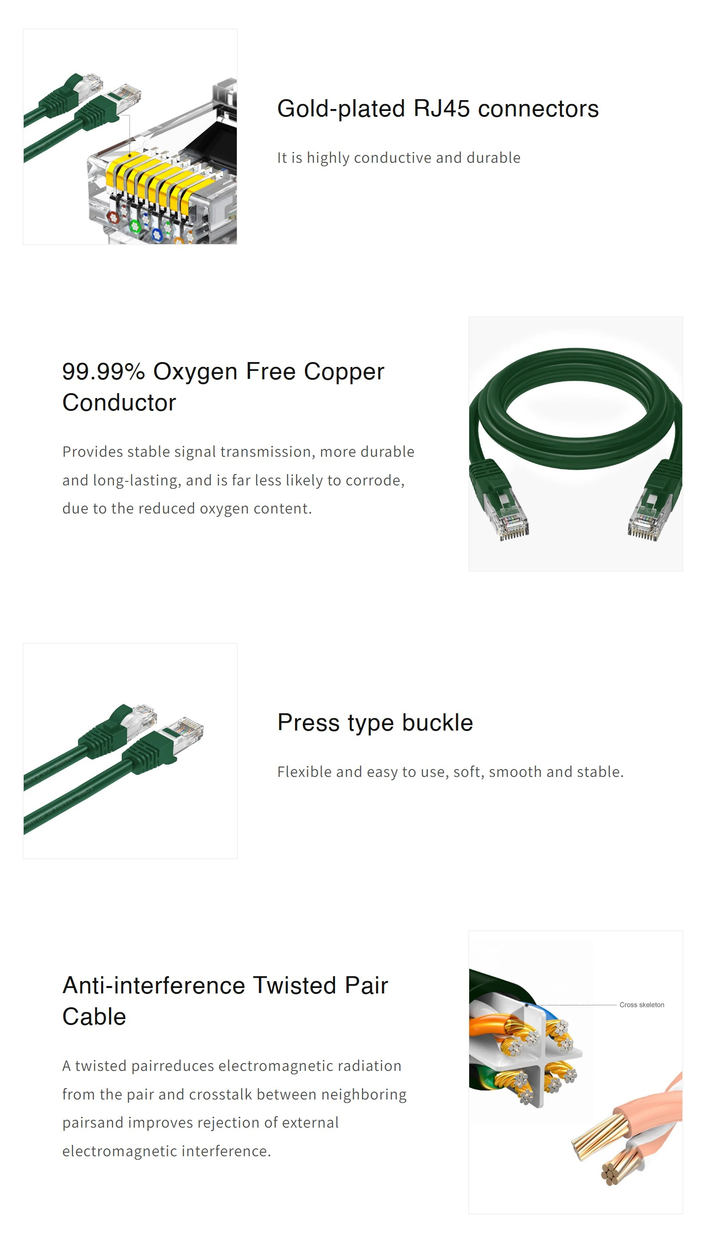 Network-Cables-Cruxtec-Cat6-Ethernet-Cable-10m-Dark-Green-RC6-100-DG-1