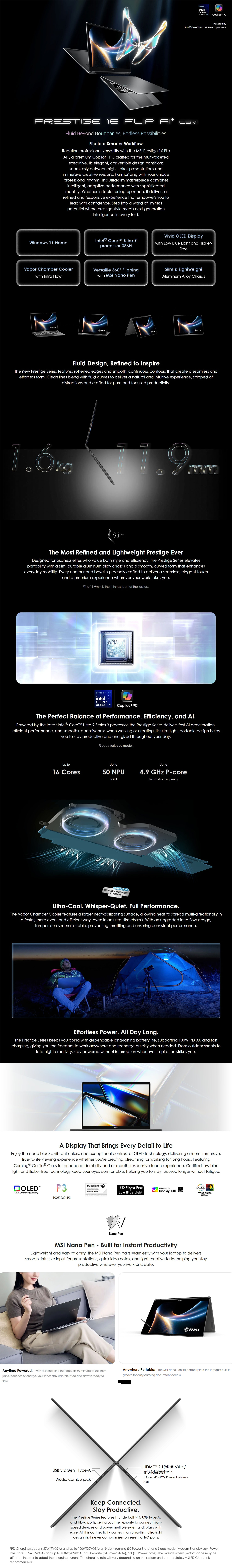MSI-Laptops-MSI-Prestige-16-Flip-AI-C3MTG-16in-2-8K-OLED-120Hz-Ultra-9-386H-2TB-SSD-32GB-RAM-W11H-Laptop-PRESTIGE-16-FLIP-AI-C3MTG-018AU-1