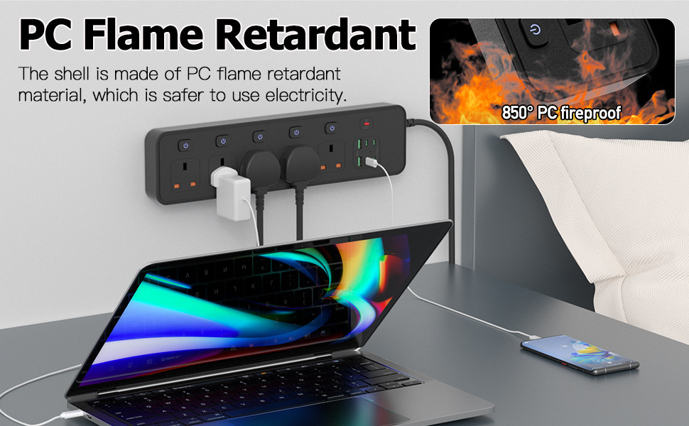Powerboards-and-Adapters-VELORICA-PowerBoard-Individual-Switches-1-8M-Extension-Cord-Power-Strip-with-5-AC-Outlets-6-USB-A-C-Fast-Charging-Protector-for-Home-Office-Dorm-Black-29