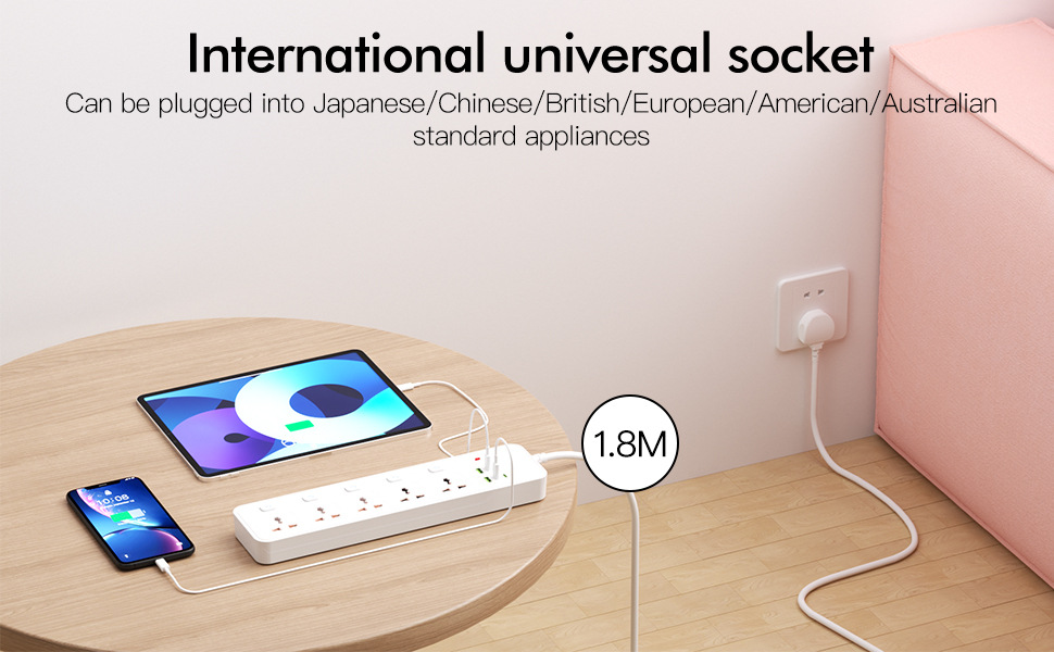 Powerboards-and-Adapters-VELORICA-PowerBoard-Individual-Switches-1-8M-Extension-Cord-Power-Strip-with-5-AC-Outlets-6-USB-A-C-Fast-Charging-Protector-for-Home-Office-Dorm-White-22