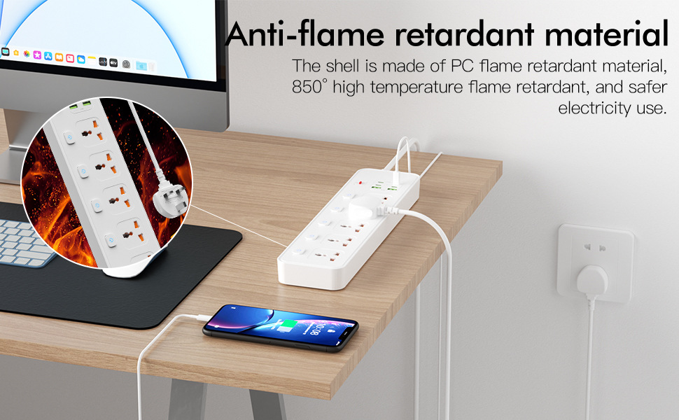 Powerboards-and-Adapters-VELORICA-PowerBoard-Individual-Switches-1-8M-Extension-Cord-Power-Strip-with-5-AC-Outlets-6-USB-A-C-Fast-Charging-Protector-for-Home-Office-Dorm-White-25