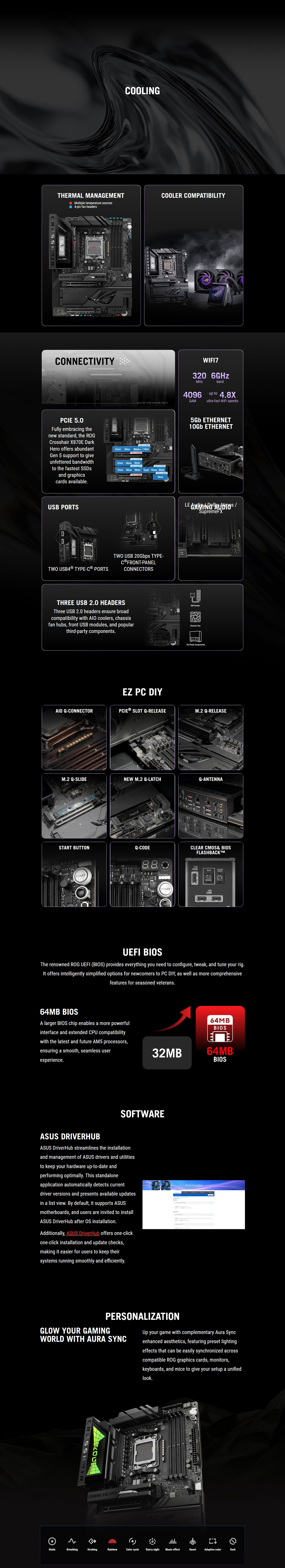 AMD-AM5-Asus-ROG-Crosshair-X870E-Dark-Hero-AM5-ATX-Motherboard-ROG-CROSSHAIR-X870E-DARK-HERO-2