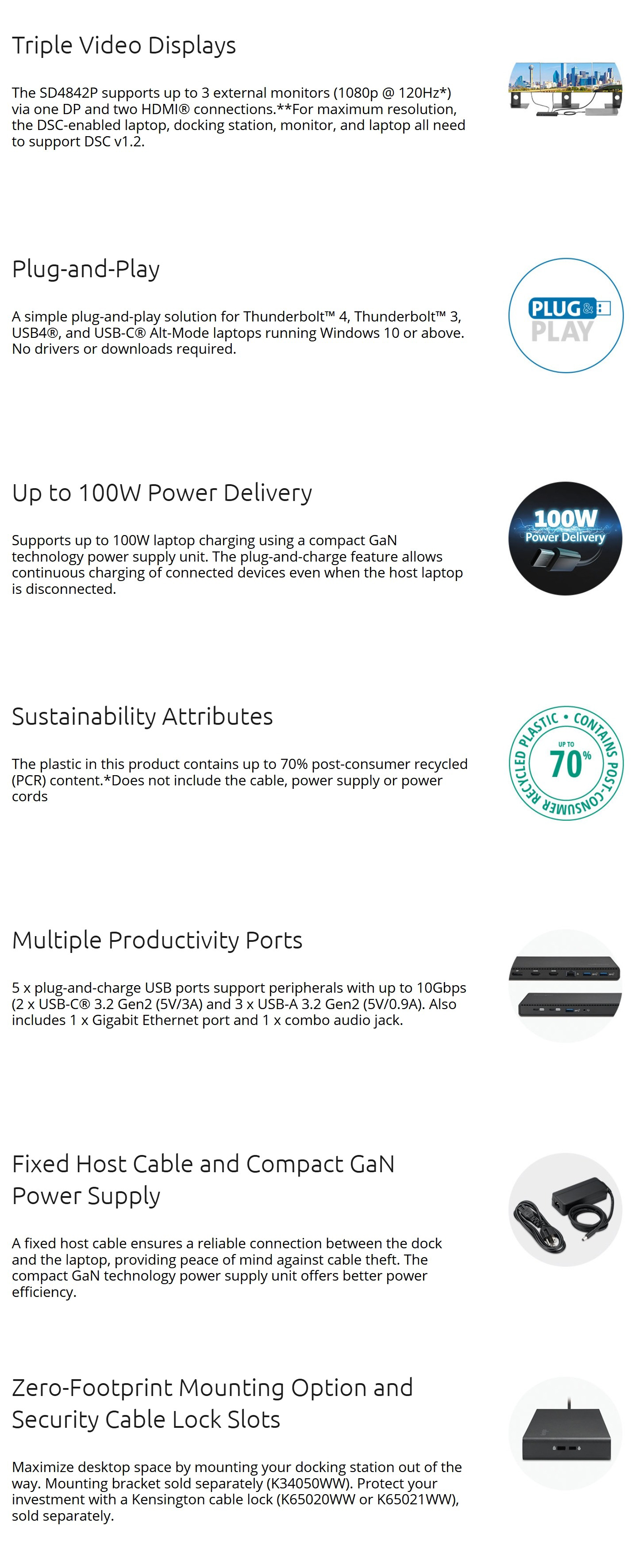 Enclosures-Docking-Kensington-SD4842P-Triple-4K-USB-C-Dock-K32810AP-1 Enclosures-Docking-Kensington-SD4842P-Triple-4K-USB-C-Dock-K32810AP-1