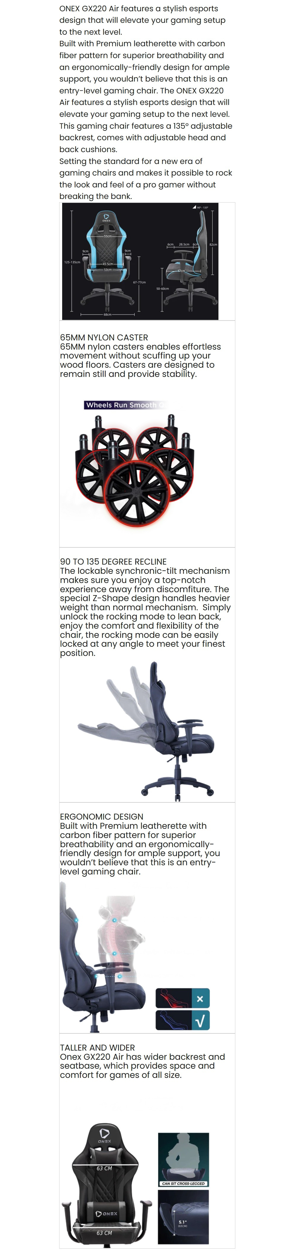 Gaming-Chairs-ONEX-GX220-AIR-Series-Gaming-Chair-Black-Red-2