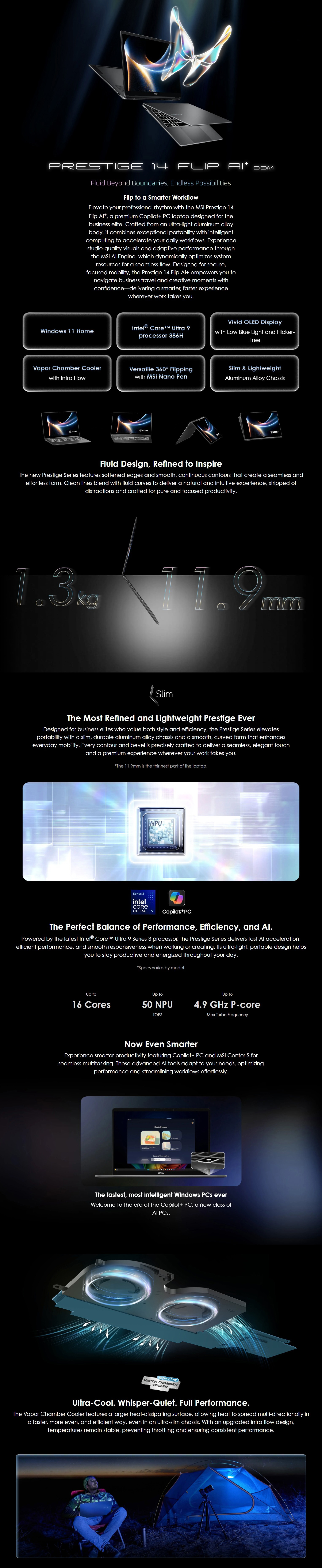 MSI-Laptops-MSI-Prestige-14-Flip-AI-14in-FHD-OLED-Touch-U9-386H-2TB-SSD-32GB-RAM-W11H-AI-Laptop-Platinum-Grey-Prestige-14-Flip-AI-D3MTG-012AU-8