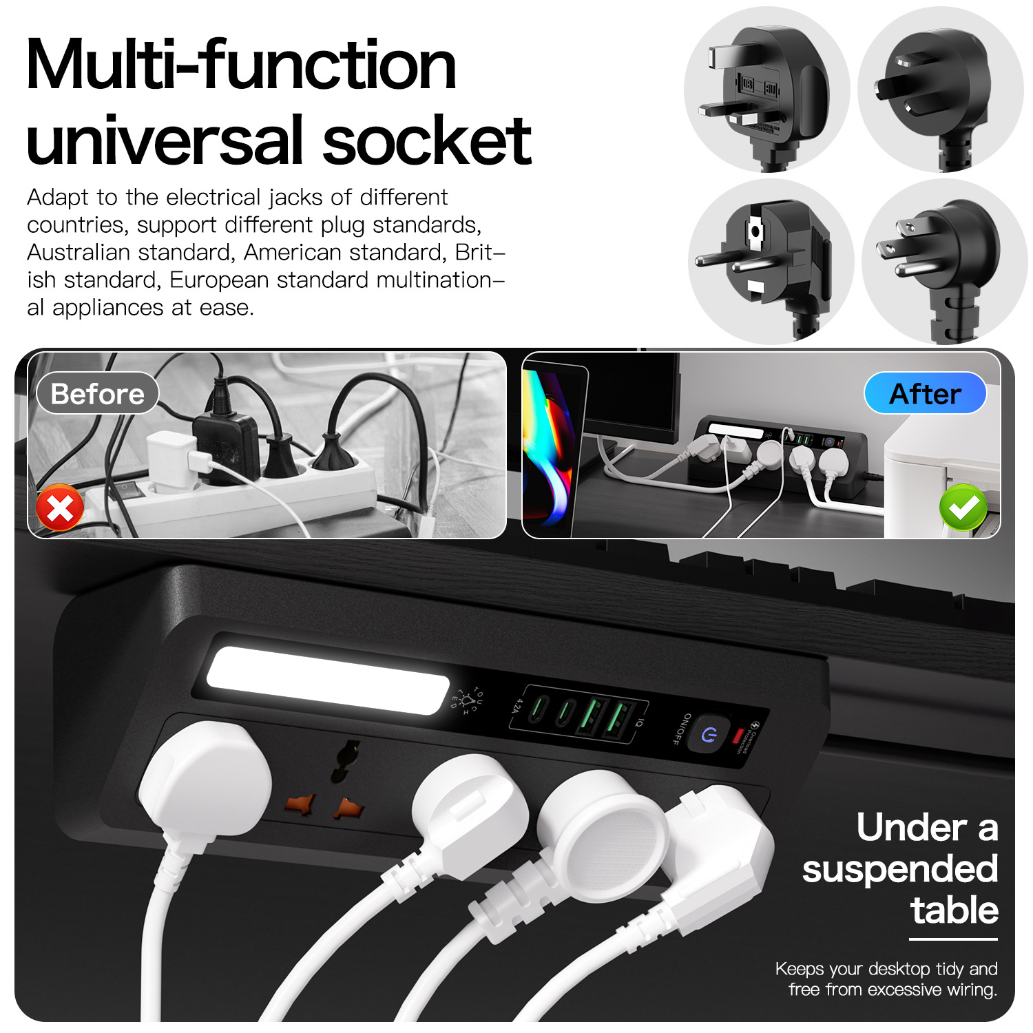 Powerboards-and-Adapters-9-in-1-Desktop-Powerboard-5-AC-Outlets-4-USB-Ports-with-35W-USB-C-PD-1-8m-Extension-Lead-with-3-Color-Dimmable-Night-Light-Black-VELORICA-27