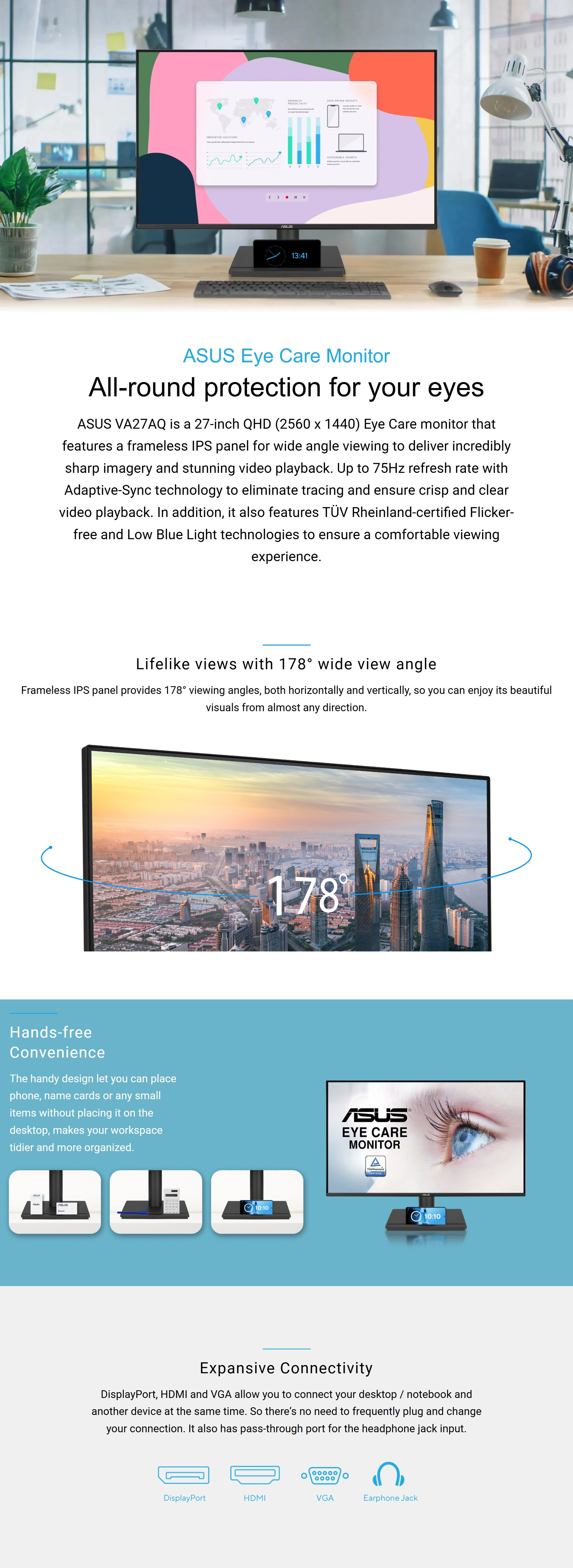 Monitors-Asus-27in-QHD-IPS-75Hz-Eye-Care-Monitor-VA27AQ-1