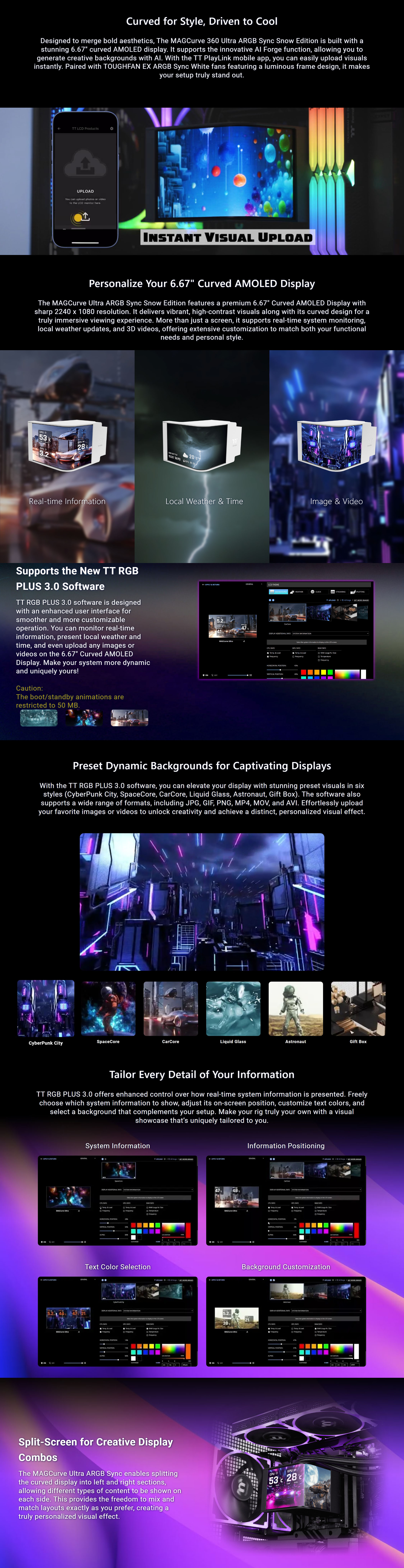 CPU-Cooling-Thermaltake-MAGCurve-360-Ultra-ARGB-Sync-AIO-Liquid-Cooler-Snow-Edition-CL-W454-PL12SW-A-1