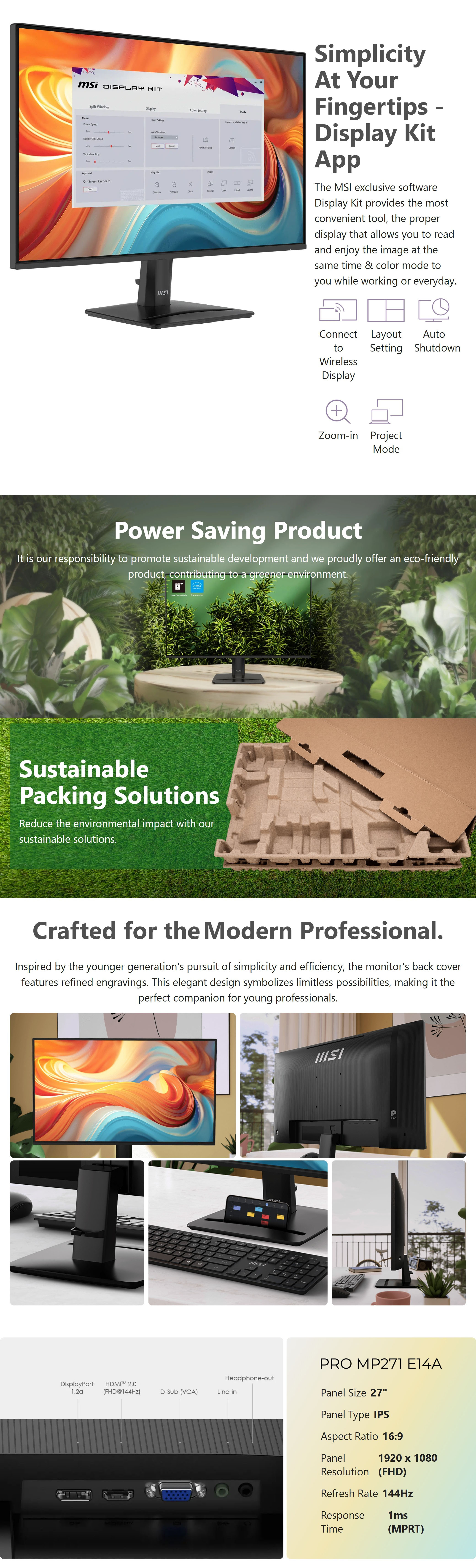 Monitors-MSI-PRO-27in-FHD-IPS-144Hz-FreeSync-Monitor-PRO-MP271-E14A-3