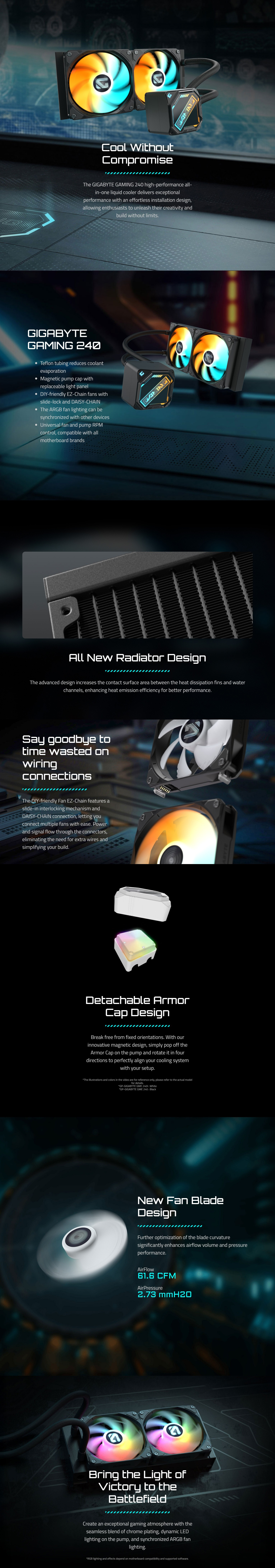 CPU-Cooling-Gigabyte-Gaming-240mm-ARGB-AIO-Liquid-CPU-Cooler-GP-GIGABYTE-GME-240-1