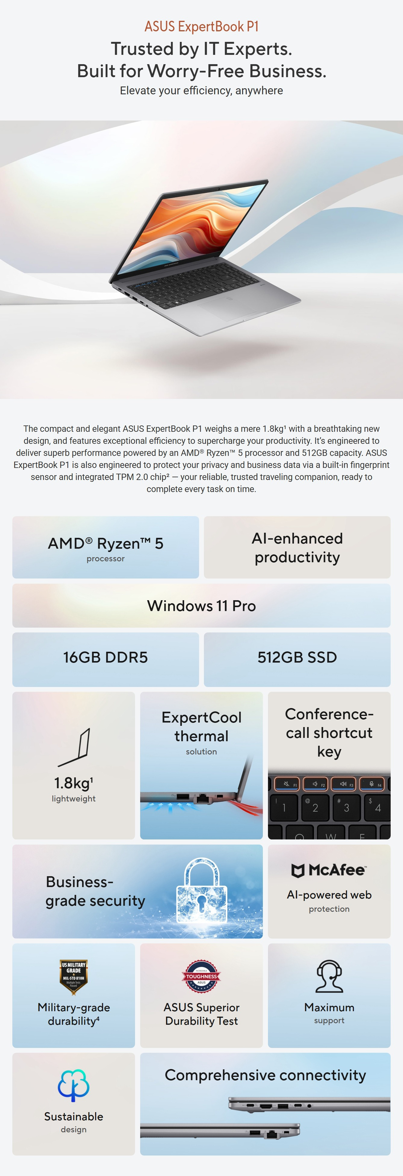 Asus-Laptops-Asus-15-6in-FHD-AMD-R5-150-512GB-SSD-16GB-RAM-W11P-Laptop-PM1503CDA-S70505X-5