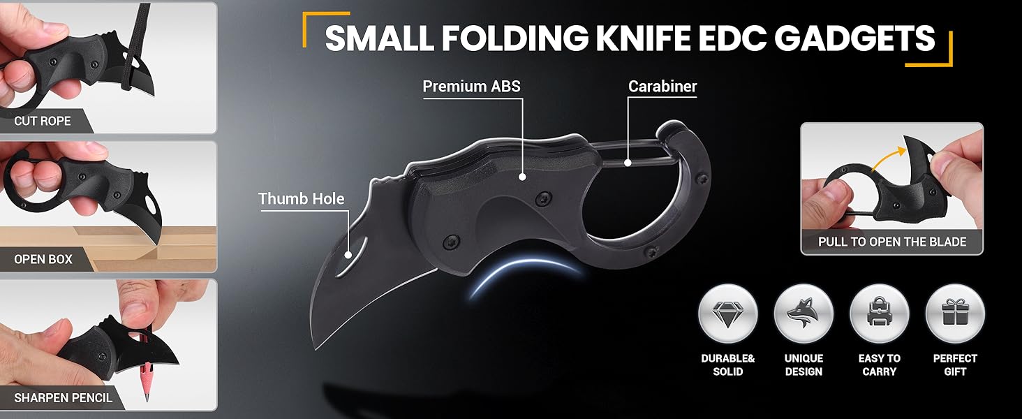 Outdoor-Tools-Small-Pocket-Knife-Gift-for-Men-Keychain-Box-Cutter-with-1-34inch-Blade-Mini-Folding-Knives-EDC-Gadgets-for-Everyday-Carry-Stocking-Stuffers-Gift-f-16