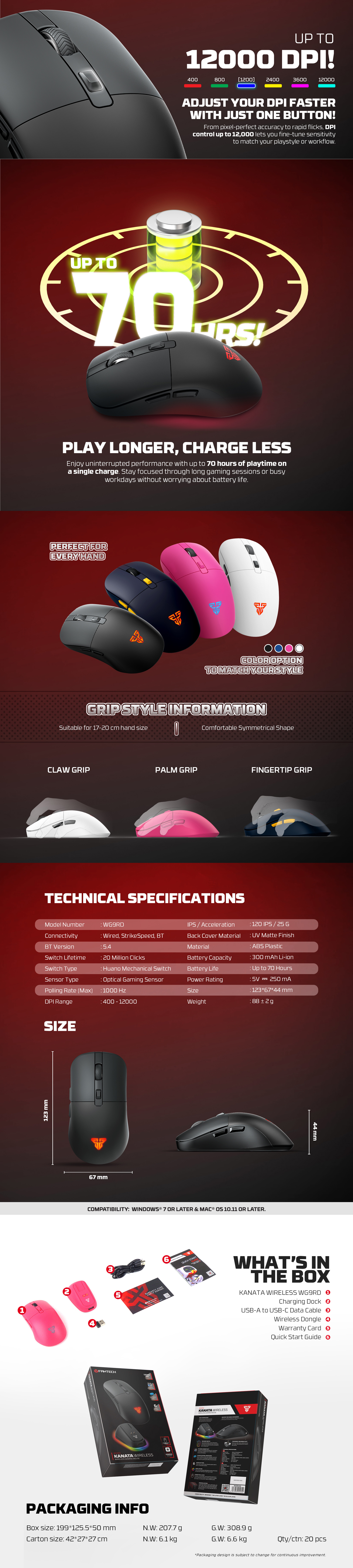 Fantech-Kanata-Tri-Mode-Wireless-Gaming-Mouse-with-ARGB-Charging-Dock-Black-MSFTWG9RDBK-2