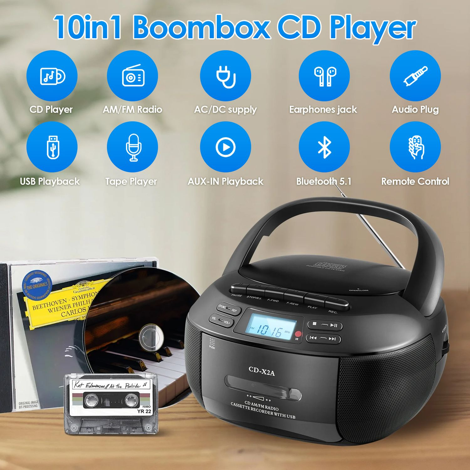 TV-Accessories-CD-Player-Boombox-with-Cassette-Player-Bluetooth-CD-Boombox-AM-FM-Radio-Stereo-Sound-CD-and-Cassette-Player-Combo-Tape-Recording-USB-Drive-AUX-4 TV-Accessories-CD-Player-Boombox-with-Cassette-Player-Bluetooth-CD-Boombox-AM-FM-Radio-Stereo-Sound-CD-and-Cassette-Player-Combo-Tape-Recording-USB-Drive-AUX-4