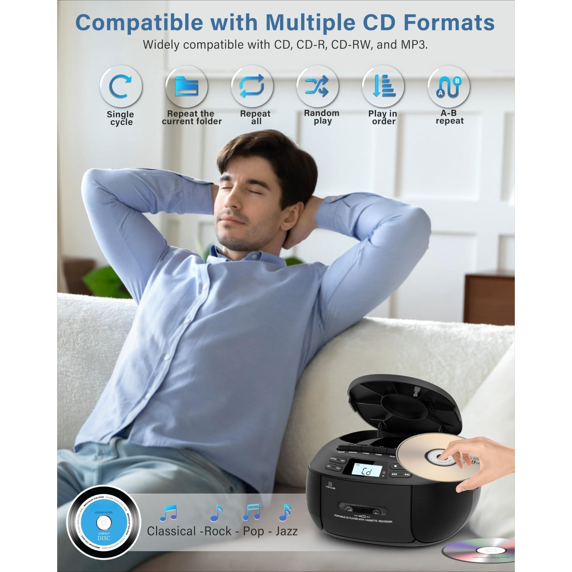 TV-Accessories-CD-Player-Boombox-with-Cassette-Player-Bluetooth-CD-Boombox-AM-FM-Radio-Stereo-Sound-CD-and-Cassette-Player-Combo-Tape-Recording-USB-Drive-AUX-7 TV-Accessories-CD-Player-Boombox-with-Cassette-Player-Bluetooth-CD-Boombox-AM-FM-Radio-Stereo-Sound-CD-and-Cassette-Player-Combo-Tape-Recording-USB-Drive-AUX-7