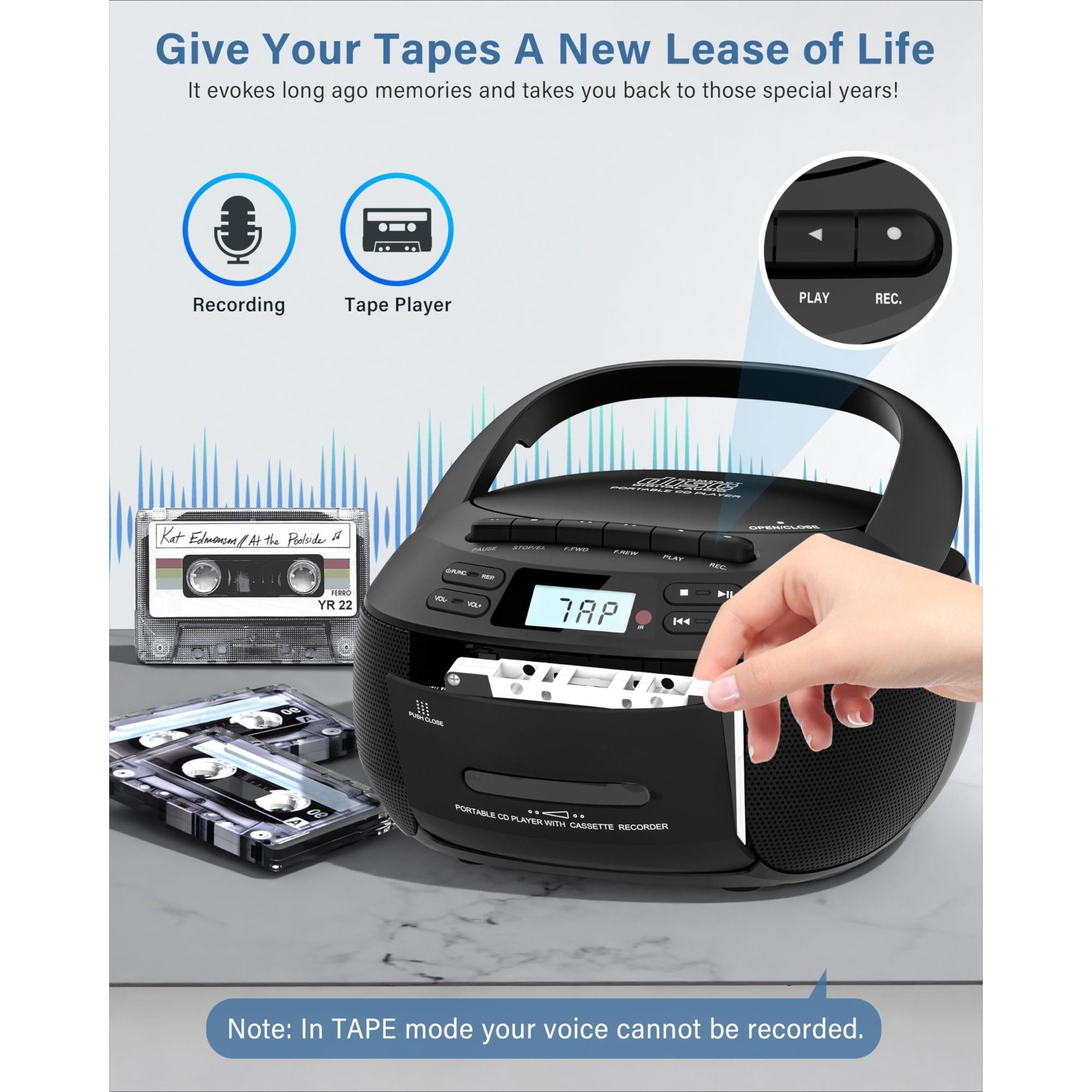TV-Accessories-CD-Player-Boombox-with-Cassette-Player-Bluetooth-CD-Boombox-AM-FM-Radio-Stereo-Sound-CD-and-Cassette-Player-Combo-Tape-Recording-USB-Drive-AUX-8 TV-Accessories-CD-Player-Boombox-with-Cassette-Player-Bluetooth-CD-Boombox-AM-FM-Radio-Stereo-Sound-CD-and-Cassette-Player-Combo-Tape-Recording-USB-Drive-AUX-8