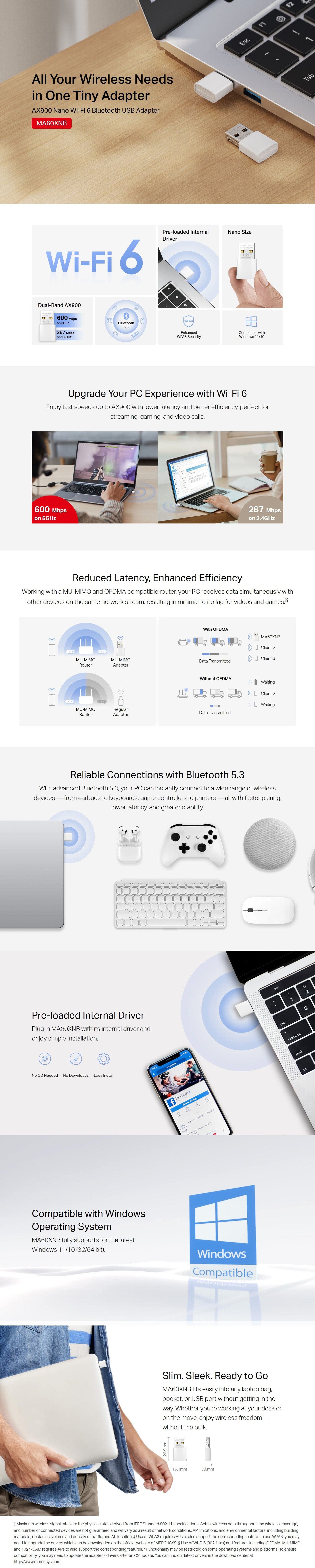 Bluetooth-Adapters-Mercusys-AX900-Nano-Wi-Fi-6-Bluetooth-USB-Adapter-MA60XNB-1