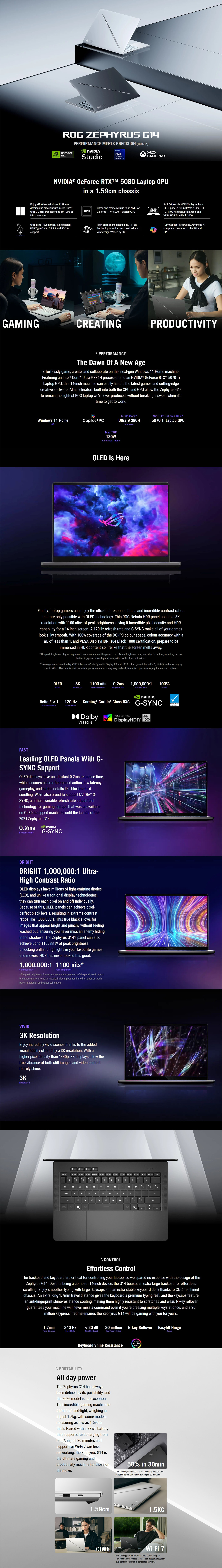 Asus-Laptops-Asus-ROG-Zephyrus-G14-14in-3K-120Hz-U9-H484-PTL-RTX-5070-Ti-SSD-32GB-RAM-W11H-Gaming-Laptop-GU405AR-SY006W-1
