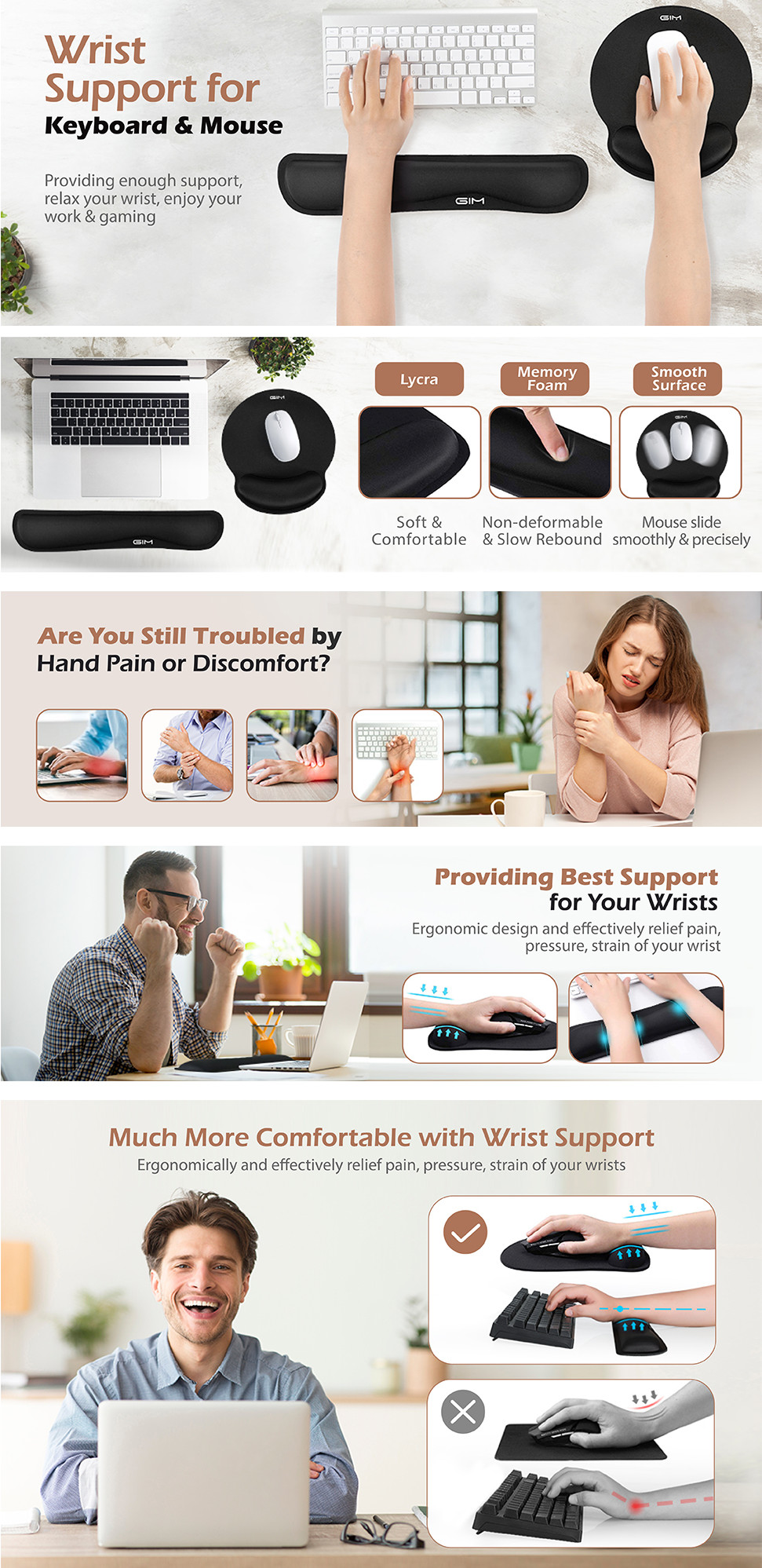 Mouse-Pads-Mouse-Mat-with-Hand-Rest-Gel-Cushion-Ergonomic-Raised-Memory-Foam-Wrist-Rest-Keyboard-Non-Slip-PU-Rubber-Base-Pain-Relief-for-Home-Office-18