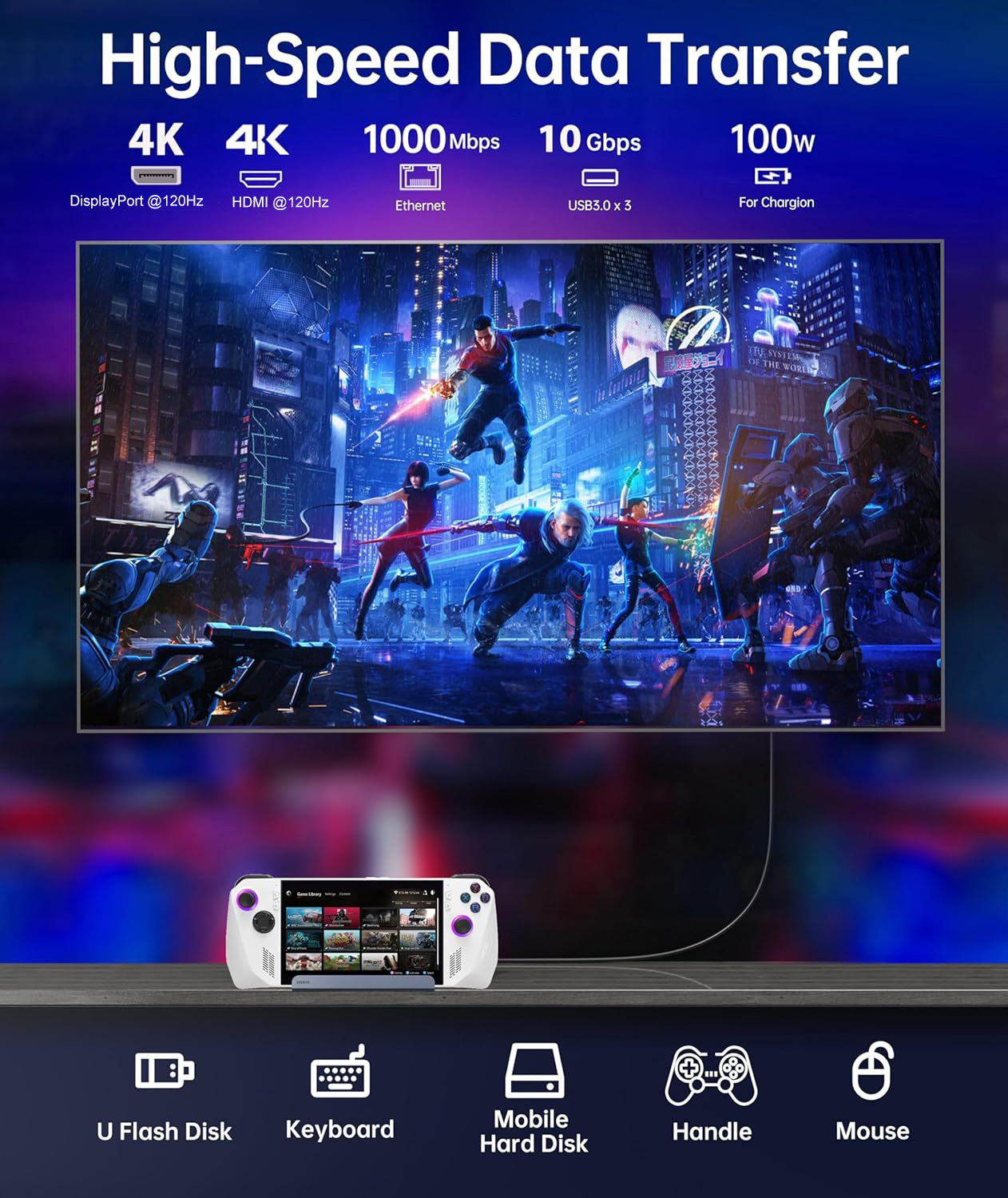 Enclosures-Docking-Steam-Deck-Dock-USB-C-Docking-Station-for-Steam-Deck-OLED-Lenovo-Legion-Go-MSI-Claw-6-in-1-USB-C-Hub-with-HDMI-2-1-4K-120Hz-1000Mbps-Ethernet-100w-20