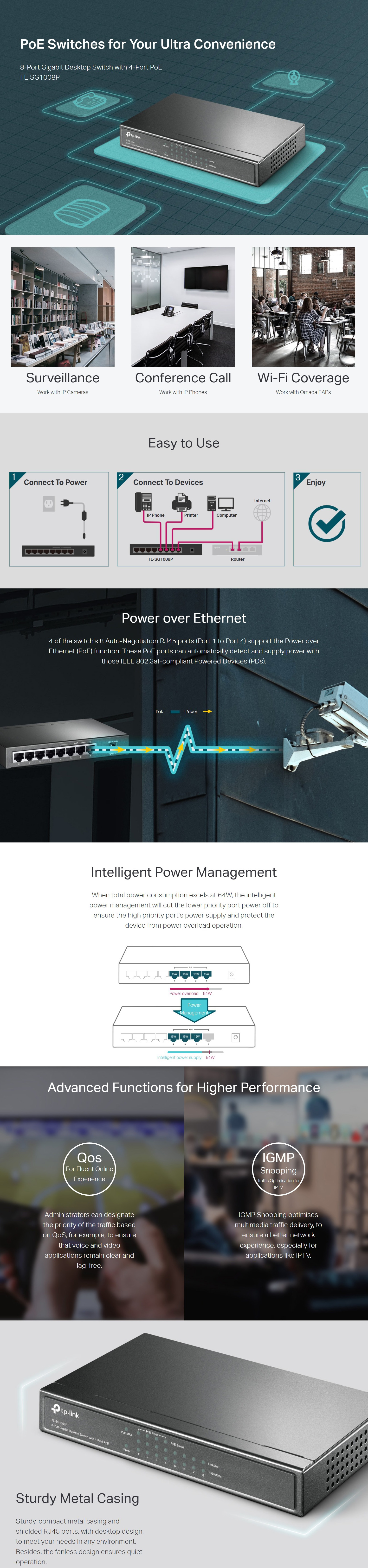 Switches-TP-Link-8-Port-Gigabit-Unmanaged-Desktop-Switch-with-4-Port-PoE-UN-7-40-SG1008P-1
