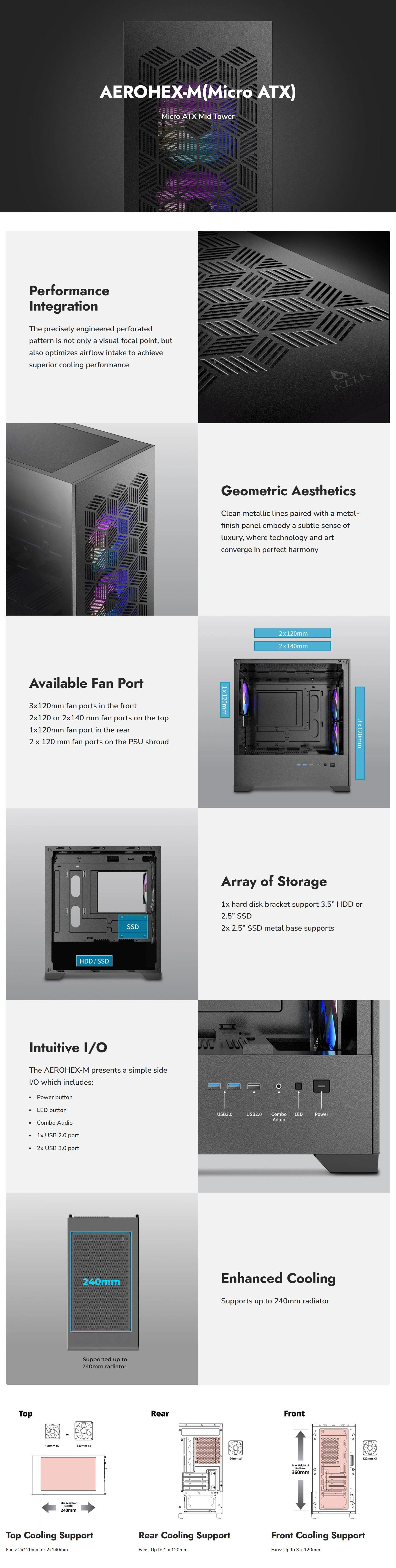 Azza-Cases-AZZA-AeroHex-M-Mid-Tower-mATX-Case-CSAZ-203A03M-7
