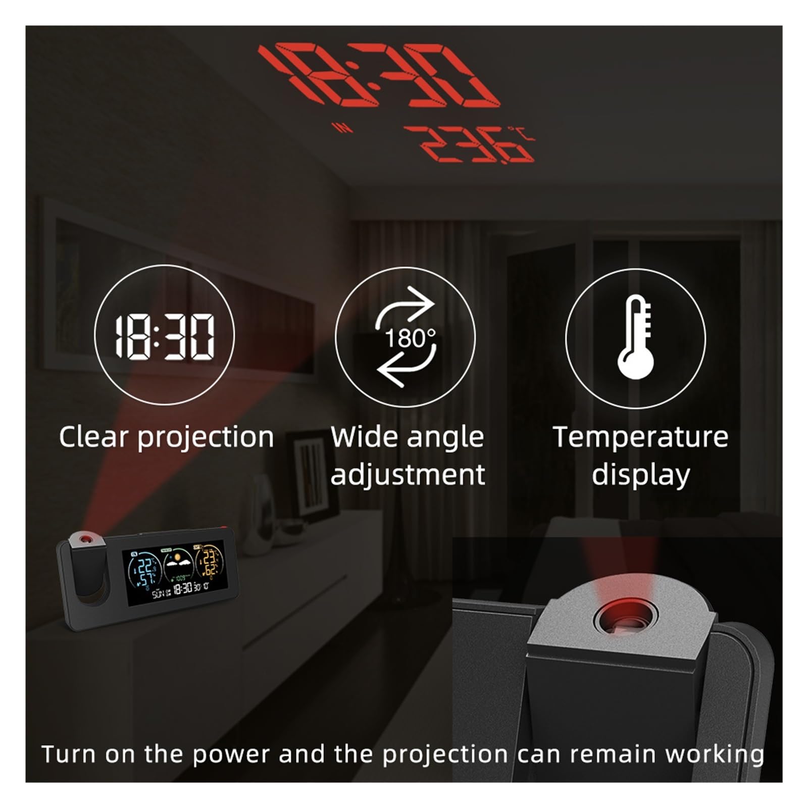 Home-D-cor-Projection-Alarm-Clock-with-Outdoor-Sensor-Dual-Alarms-Weather-Forecast-Dimmable-Bedroom-Projector-Display-for-Time-Date-Temp-Humidity-14