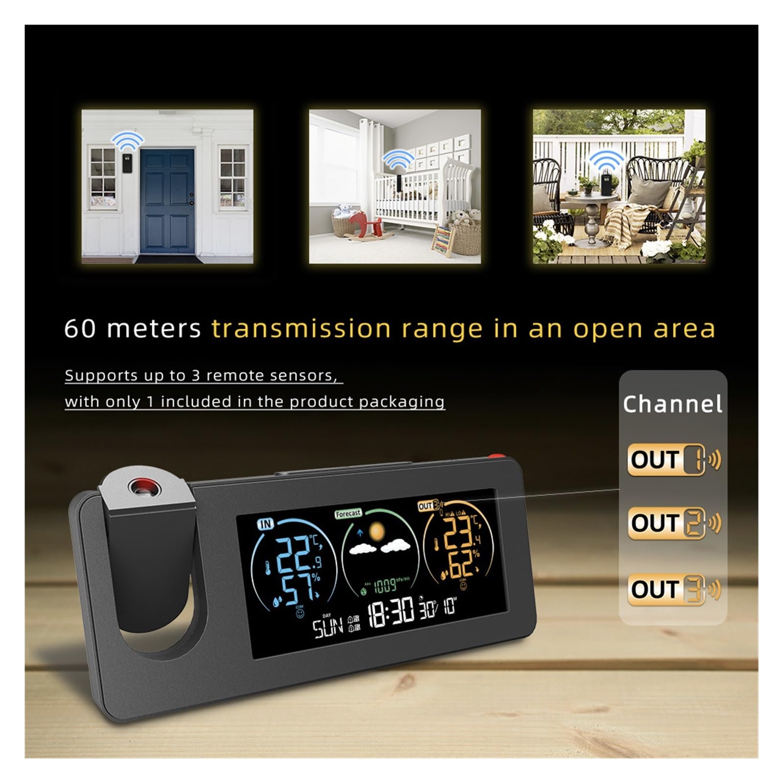 Home-D-cor-Projection-Alarm-Clock-with-Outdoor-Sensor-Dual-Alarms-Weather-Forecast-Dimmable-Bedroom-Projector-Display-for-Time-Date-Temp-Humidity-15