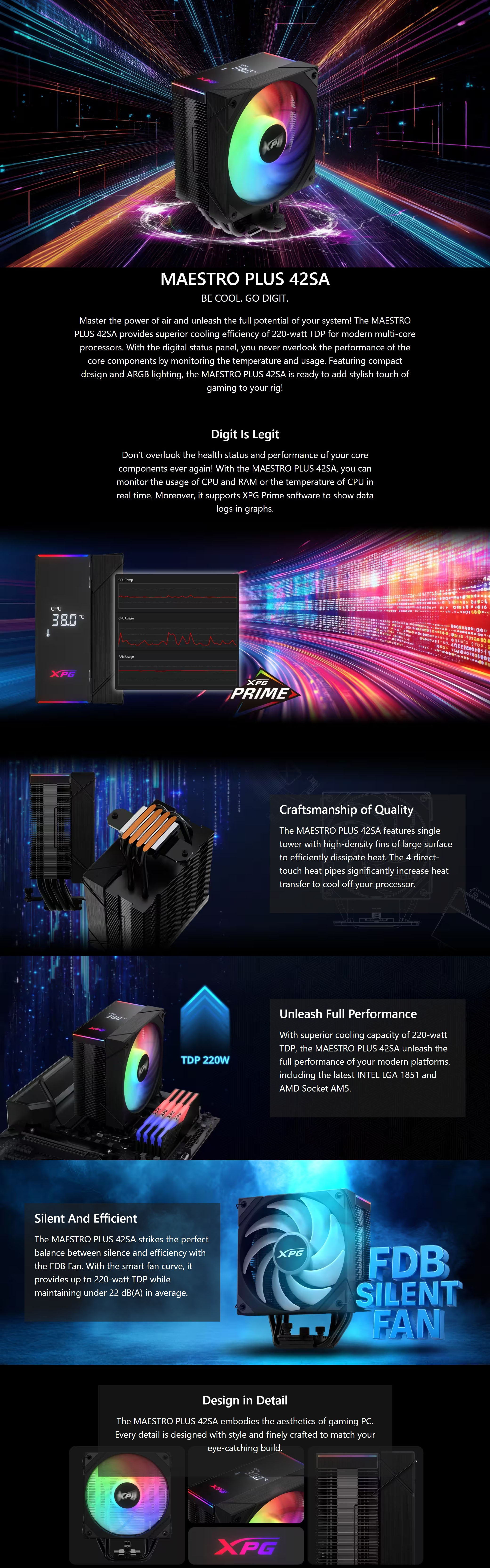 CPU-Cooling-ADATA-XPG-Maestro-Plus-42SA-CPU-Air-Cooler-MAESTROPLUS42SA-BKCWW-1