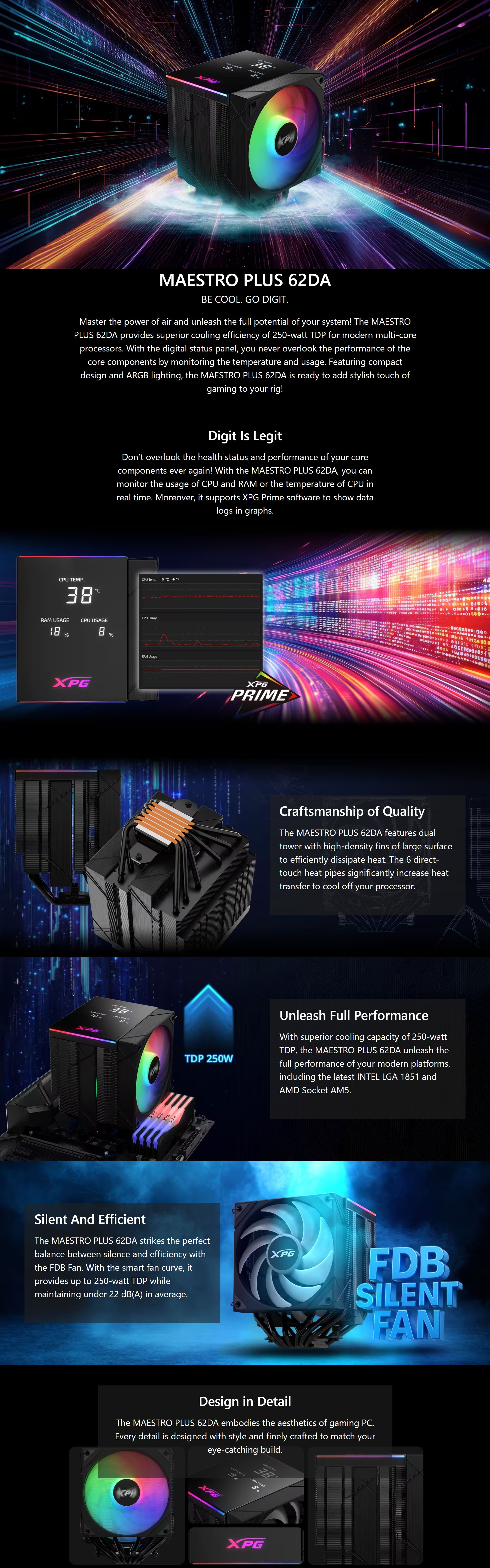 CPU-Cooling-ADATA-XPG-Maestro-Plus-62DA-CPU-Air-Cooler-MAESTROPLUS62DA-BKCWW-1