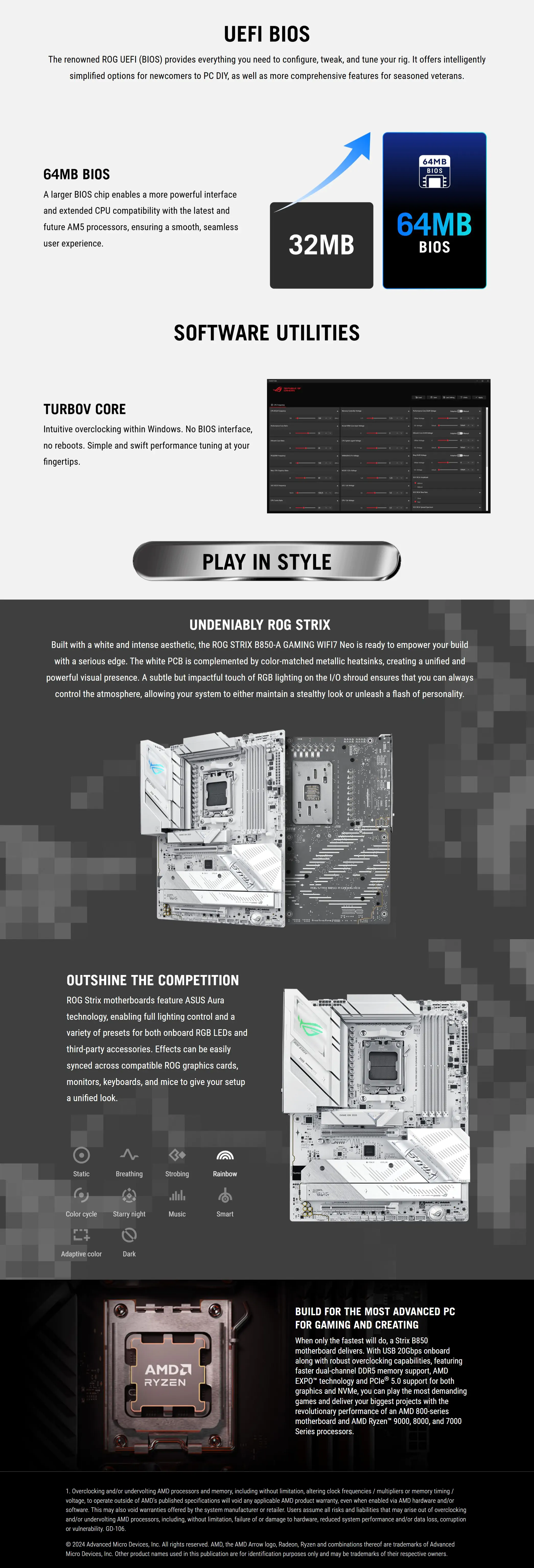 ROG STRIX B850-A GAMING WIFI7 NEO detail