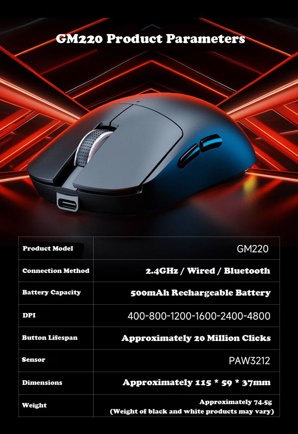 AOC-GM220-Tri-Mode-Gaming-Mouse-Black-MW-GM220B-1
