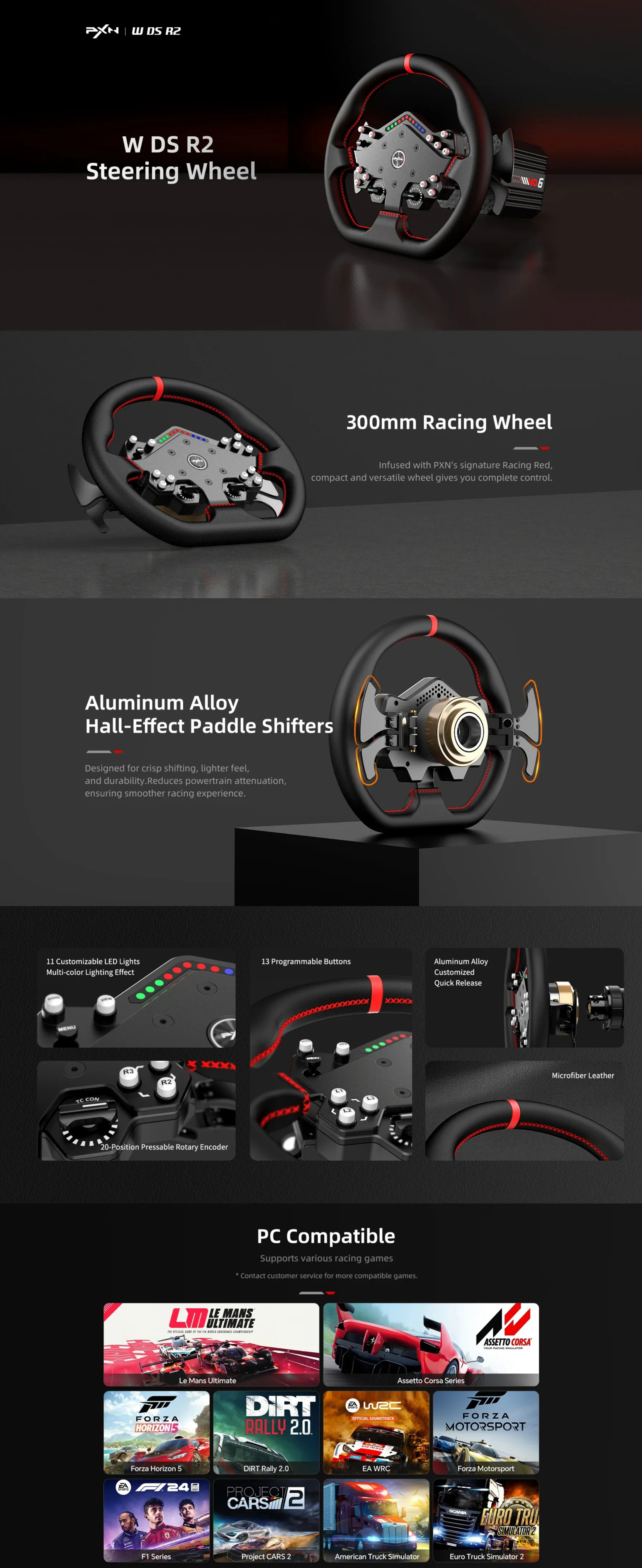 Racing-Wheels-PXN-W-DS-R2-300mm-Leather-Racing-Wheel-PXN-WDS-R2-3