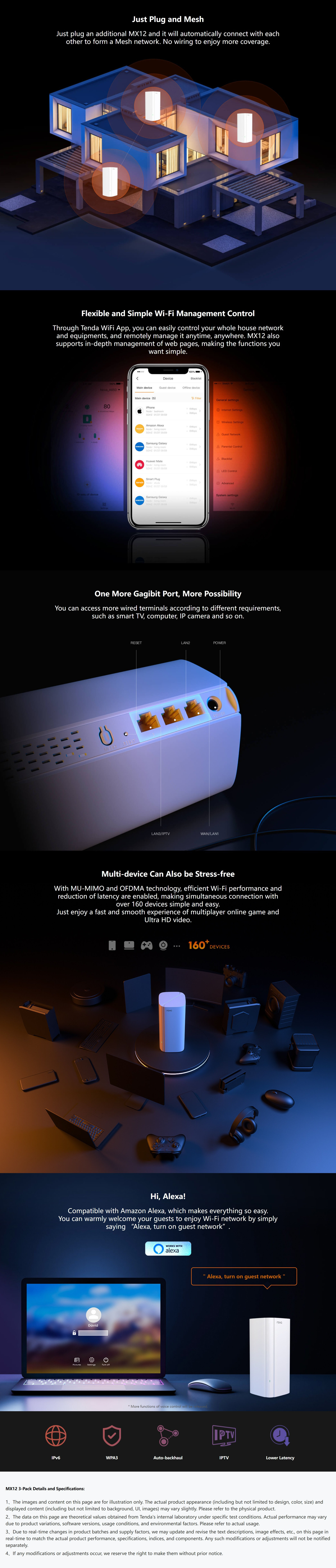 Wireless-Access-Points-WAP-Tenda-AX3000-Whole-Home-Mesh-Wi-Fi-6-System-MX12-3-pack-2