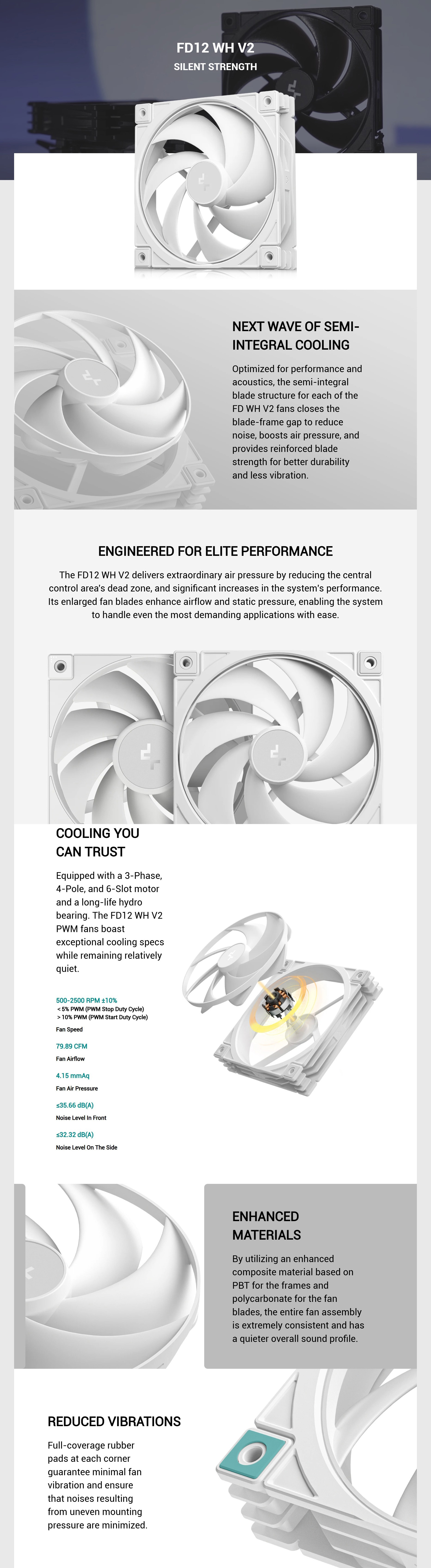 120mm-Case-Fans-DeepCool-FD12-WH-V2-4-Pin-PWM-Semi-Integral-Fan-White-R-FD12V2-WHNPN1-G-11