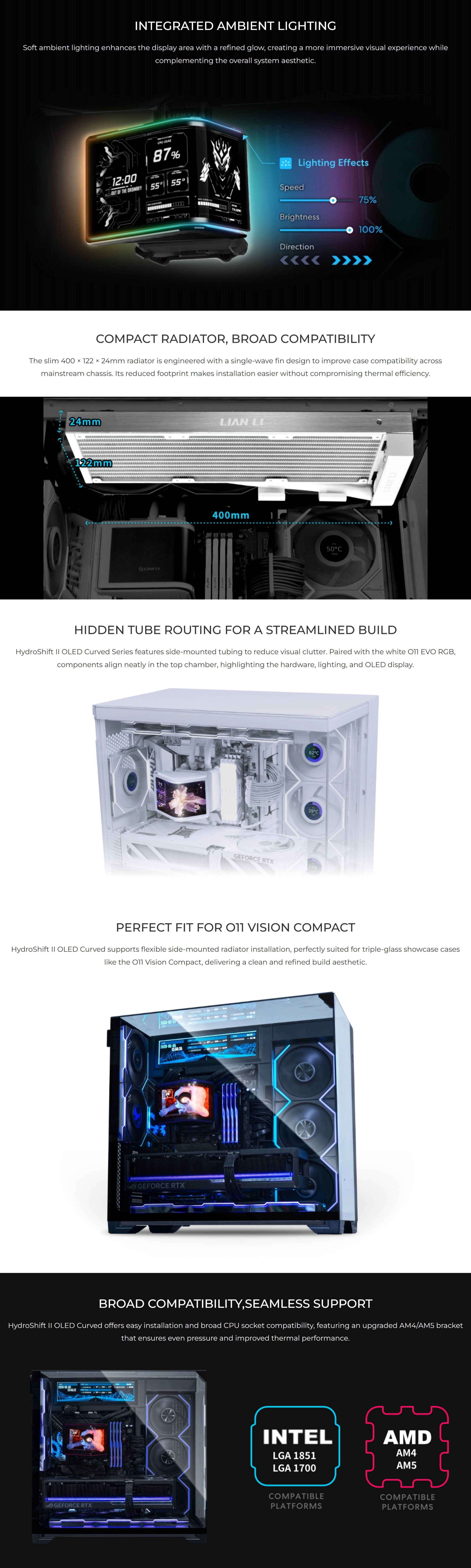 CPU-Cooling-Lian-Li-HydroShift-II-OLED-Curved-360Fanless-AIO-CPU-Cooler-Black-GHS2OLDC36NB-3