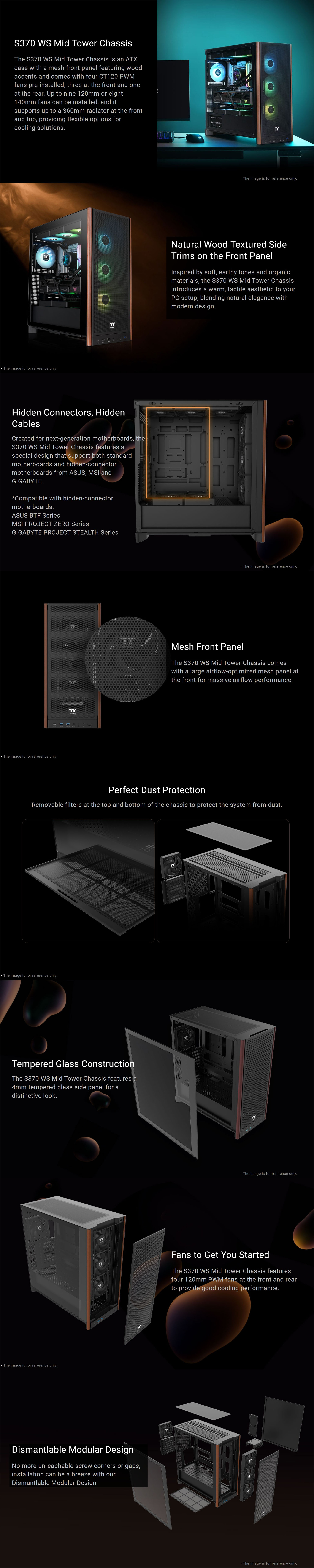 Thermaltake-Cases-Thermaltake-S370-WS-Mesh-Tempered-Glass-Mid-Tower-ATX-Case-Black-Wood-Edition-CA-11J-00M1WN-00-1 Thermaltake-Cases-Thermaltake-S370-WS-Mesh-Tempered-Glass-Mid-Tower-ATX-Case-Black-Wood-Edition-CA-11J-00M1WN-00-1