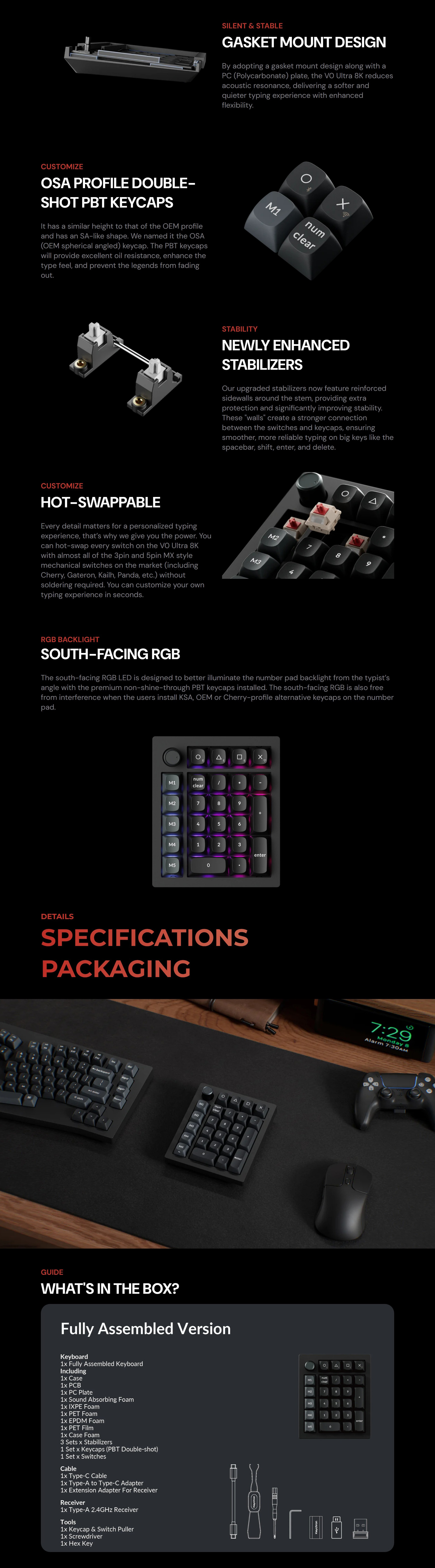 Keyboards-Keychron-V0-Ultra-8K-Wireless-Custom-Number-Pad-Fully-Assembled-Knob-KBKCV0USR4-3