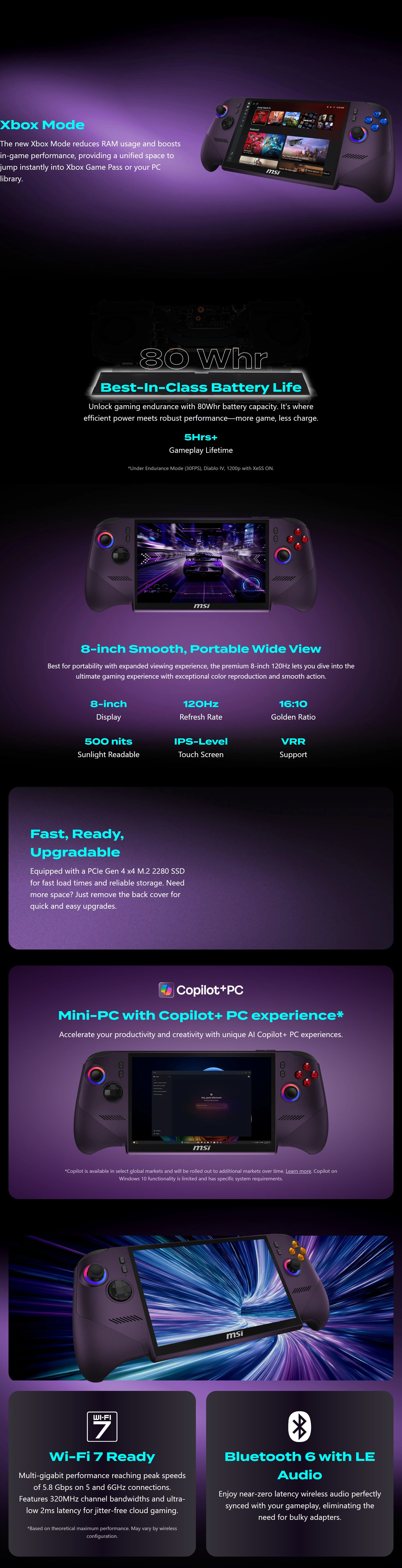 Video-Games-Consoles-MSI-Claw-8-EX-AI-8in-FHD-IPS-120Hz-Intel-Arc-G3-Extreme-1TB-SSD-32GB-RAM-W11H-Handheld-Gaming-Console-Void-Purple-Claw-8-EX-AI-CG3EM-010AU-3