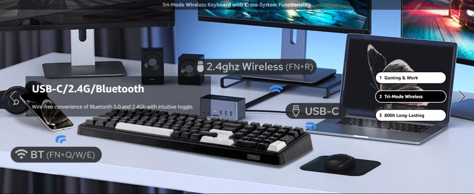 Gaming-Keyboards-EPOMAKER-TH99-Tri-Mode-Wireless-Mechanical-Keyboard-Hot-Swappable-Custom-Keyboard-for-PC-Mac-Office-Gaming-Black-Creamy-Jade-13