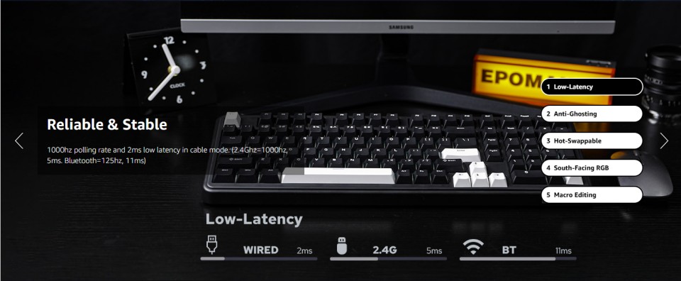 Gaming-Keyboards-EPOMAKER-TH99-Tri-Mode-Wireless-Mechanical-Keyboard-Hot-Swappable-Custom-Keyboard-for-PC-Mac-Office-Gaming-Black-Creamy-Jade-15