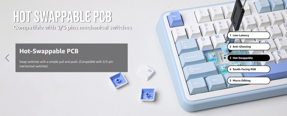 Gaming-Keyboards-EPOMAKER-TH99-Tri-Mode-Wireless-Mechanical-Keyboard-Hot-Swappable-Custom-Keyboard-for-PC-Mac-Office-Gaming-White-Blue-Creamy-Jade-10