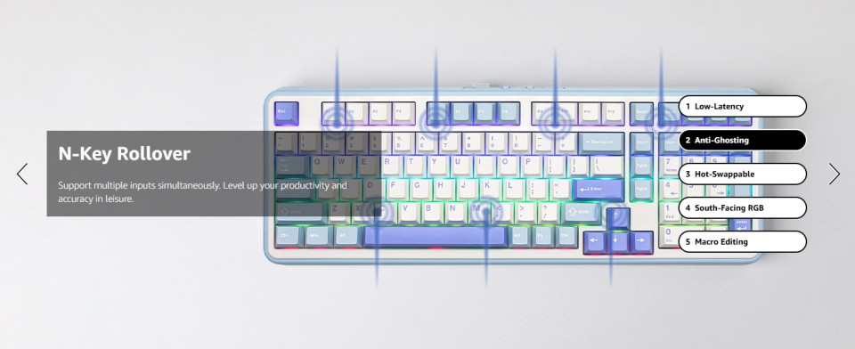 Gaming-Keyboards-EPOMAKER-TH99-Tri-Mode-Wireless-Mechanical-Keyboard-Hot-Swappable-Custom-Keyboard-for-PC-Mac-Office-Gaming-White-Blue-Creamy-Jade-9